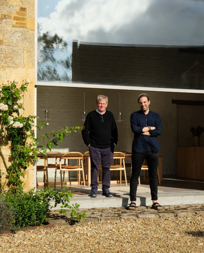 John Pawson and Jamie Metrick at Home Farm in the Cotswolds